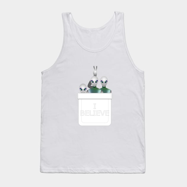 ALIEN COOL.4. Tank Top by Beta Volantis